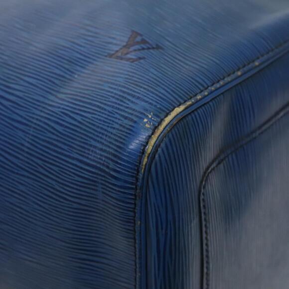 LOUIS VUITTON Epi Keepall 60 Boston Bag Blue M42945 - Picture 12 of 16
